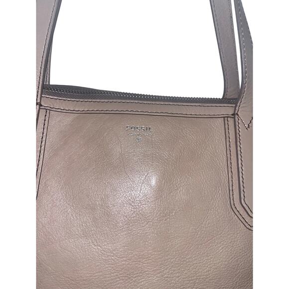 Beige Fossil Tote Bag - Picture 2 of 8